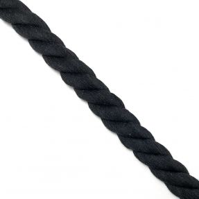 Pamučna vrpca 2,5 cm black