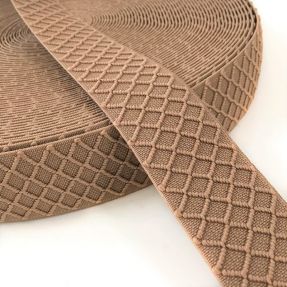 Guma glatka 4 cm Rhombus beige