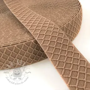 Guma glatka 4 cm Rhombus beige