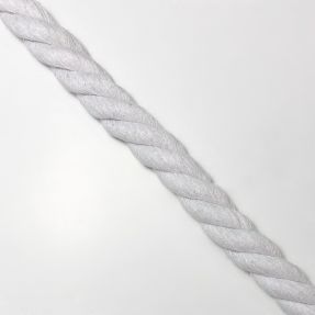 Pamučna vrpca 2,5 cm white