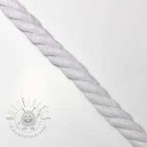 Pamučna vrpca 2,5 cm white