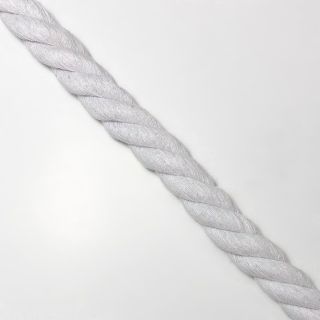 Pamučna vrpca 2,5 cm white