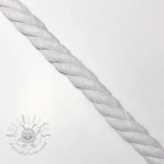 Pamučna vrpca 2,5 cm white