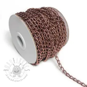 Metalni lanac 5 mm old pink