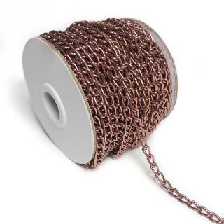 Metalni lanac 5 mm old pink