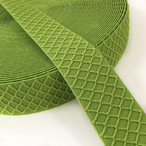 Guma glatka 4 cm Rhombus lime