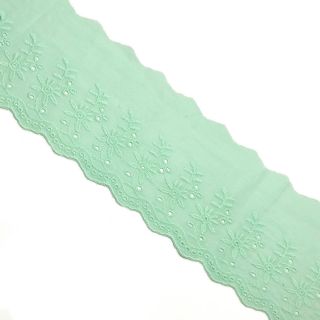 Čipka Double flower light mint