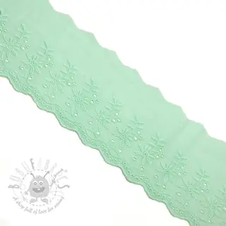 Čipka Double flower light mint
