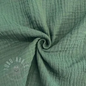 Tetra Tkanina/Muslin green ORGANIC