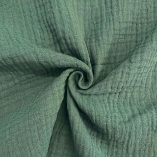Dvoslojna gaza/muslin green ORGANIC