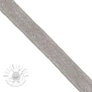 Pasica elastična glitter 20 mm grey