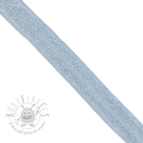 Pasica elastična glitter 20 mm light blue