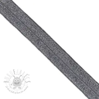 Pasica elastična glitter 20 mm marine