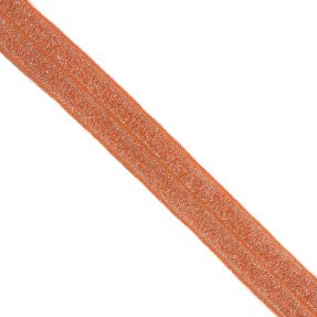 Pasica elastična glitter 20 mm orange