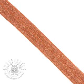Pasica elastična glitter 20 mm orange