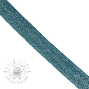 Pasica elastična glitter 20 mm petrol