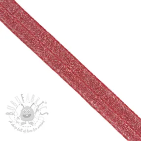 Pasica elastična glitter 20 mm red