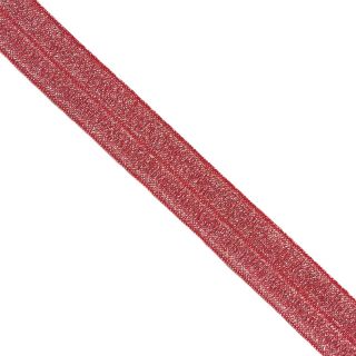 Pasica elastična glitter 20 mm red