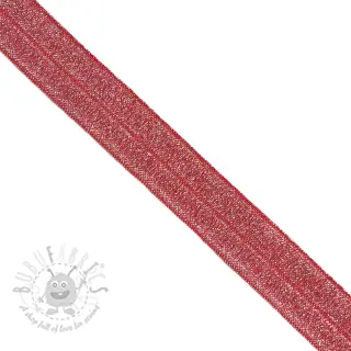 Pasica elastična glitter 20 mm red