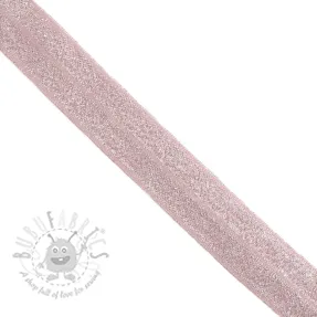 Pasica elastična glitter 20 mm rose