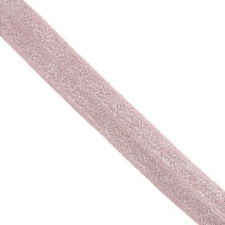 Pasica elastična glitter 20 mm rose