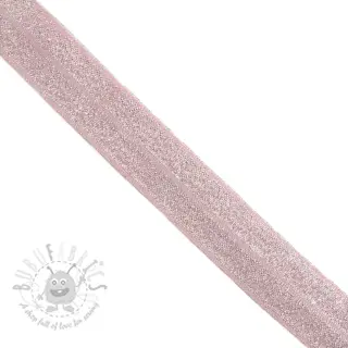 Pasica elastična glitter 20 mm rose