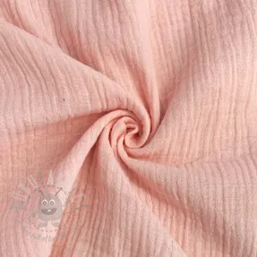 Tetra Tkanina/Muslin light rose ORGANIC