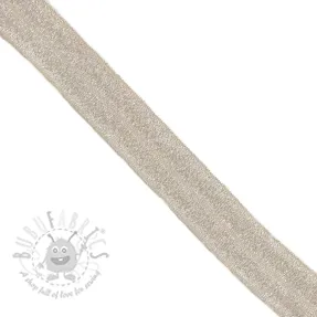 Pasica elastična glitter 20 mm sand