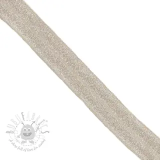 Pasica elastična glitter 20 mm sand