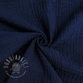 Tetra Tkanina/Muslin navy ORGANIC