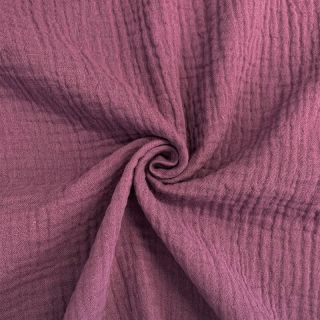 Dvoslojna gaza/muslin purple ORGANIC