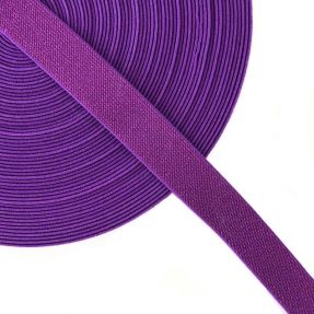 Guma glatka 2,5 cm glitter purple