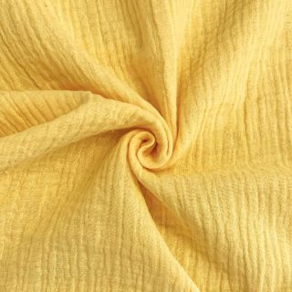 Tetra Tkanina/Muslin soft yellow ORGANIC