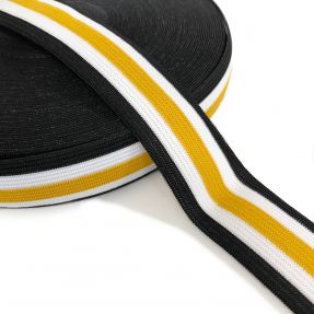 Guma glatka 3 cm Side stripe ochre