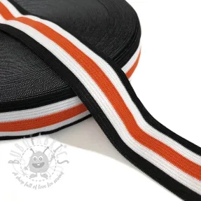 Guma glatka 3 cm Side stripe orange