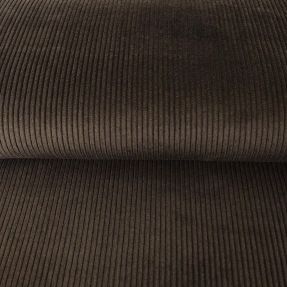 Rebrasti somot dark brown