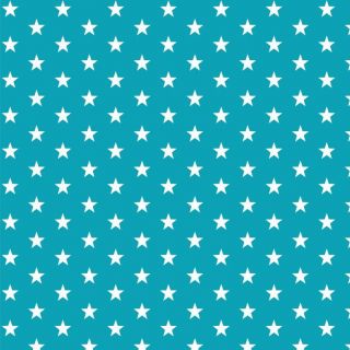 Pamuk Petit stars turqouise