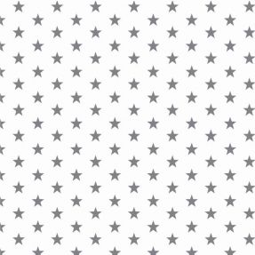 Pamučna tkanina Petit stars white/grey