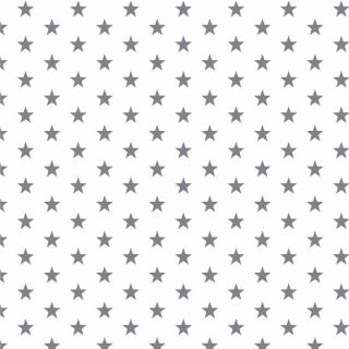 Pamučna tkanina Petit stars white/grey