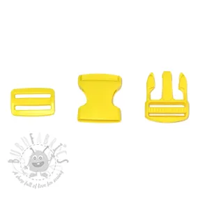 Kopča za torbicu 38 mm yellow