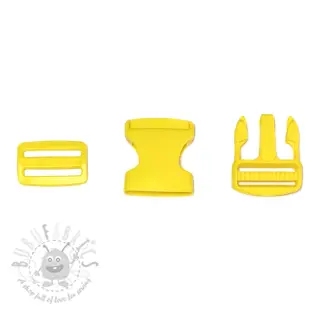 Kopča za torbicu 38 mm yellow