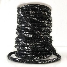 Semiš užadica Glitter black