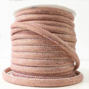 Kožna vrpca Luxe rose