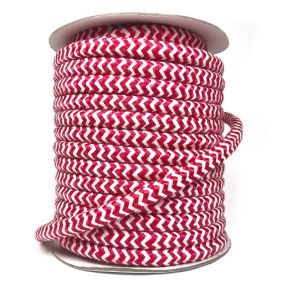 Poliesterska pletena vrpca ZIG ZAG red