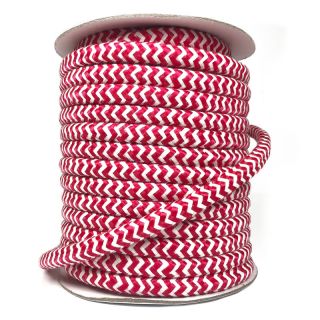 Poliesterska pletena vrpca ZIG ZAG red