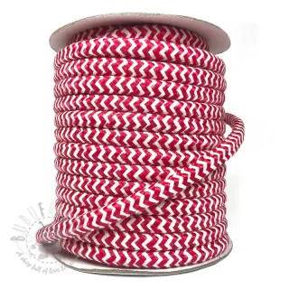 Poliesterska pletena vrpca ZIG ZAG red