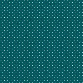Pamučna tkanina Petit dots petrol