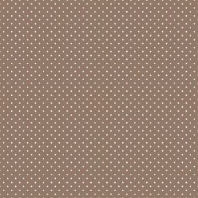 Pamučna tkanina Petit dots taupe