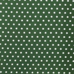 Pamučna tkanina Petit stars dark green