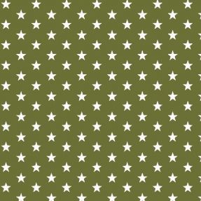 Pamučna tkanina Petit stars green